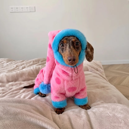 Plush Dachshund Onesie with Hood The Doxie World