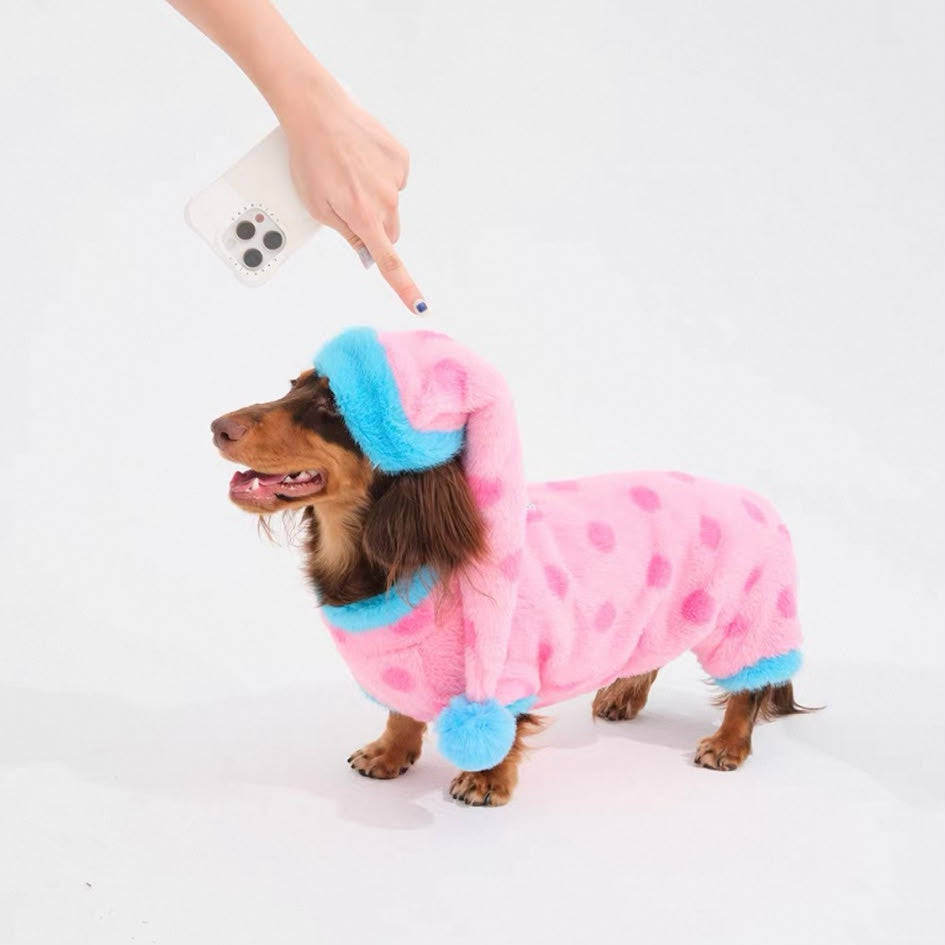 Plush Dachshund Onesie with Hood The Doxie World