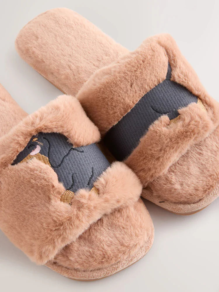 Plush Wiener Dog Slippers The Doxie World