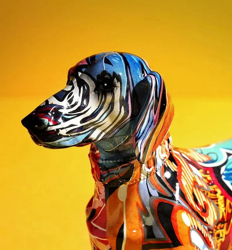 Rainbow Dachshund Figure The Doxie World