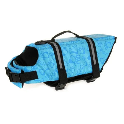 Reflective Dachshund Life Vest Blue Paw / L-suit 10-15kg The Doxie World