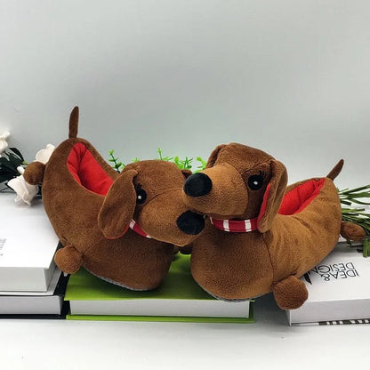 Rocky Dachshund Slippers