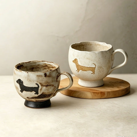 Rustic Dachshund Mugs The Doxie World