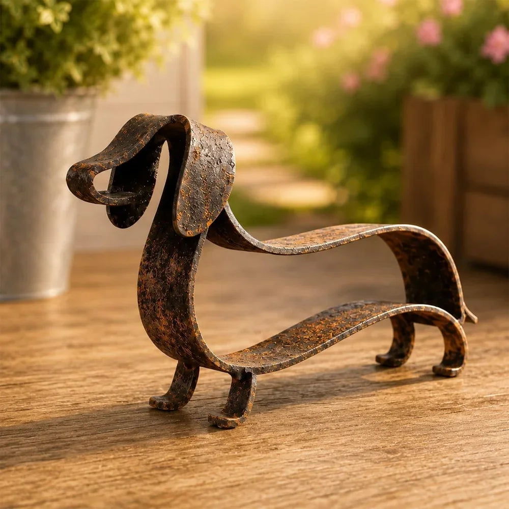 Rustic Dachshund Sculpture The Doxie World