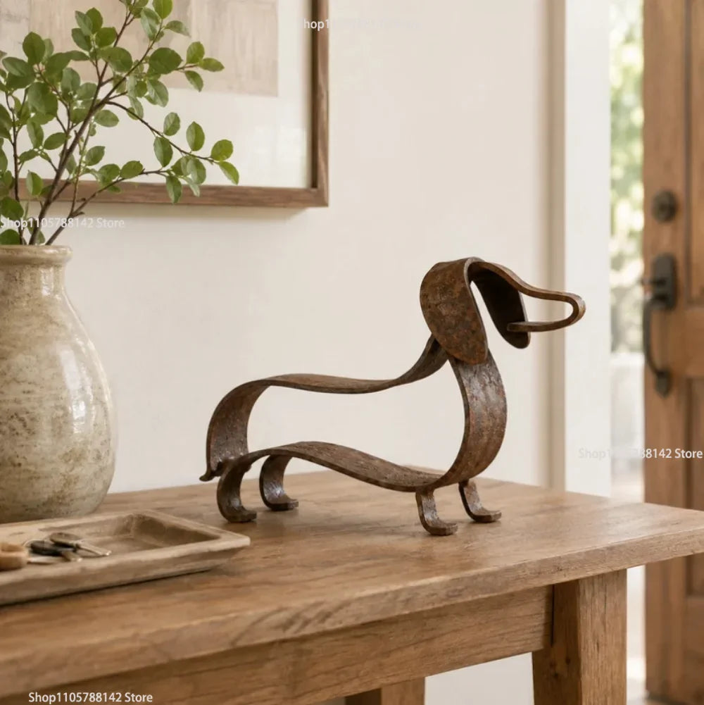 Rustic Dachshund Sculpture The Doxie World