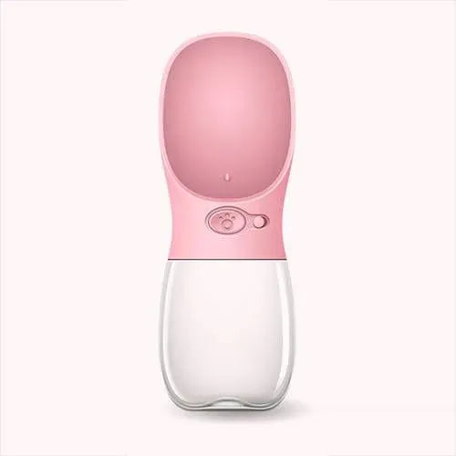 Sippy Water Bottle Pink / 18.5oz/550 ml The Doxie World