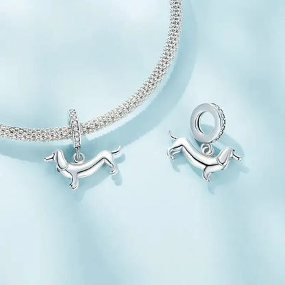 Sterling Silver Dachshund Charm The Doxie World