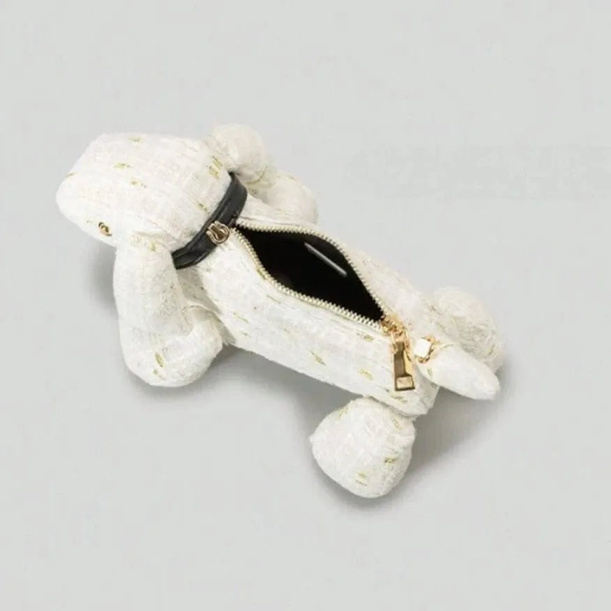 Tweed Dachshund Bag 24x16x16cm/9.44"x6.29"x6.29" The Doxie World