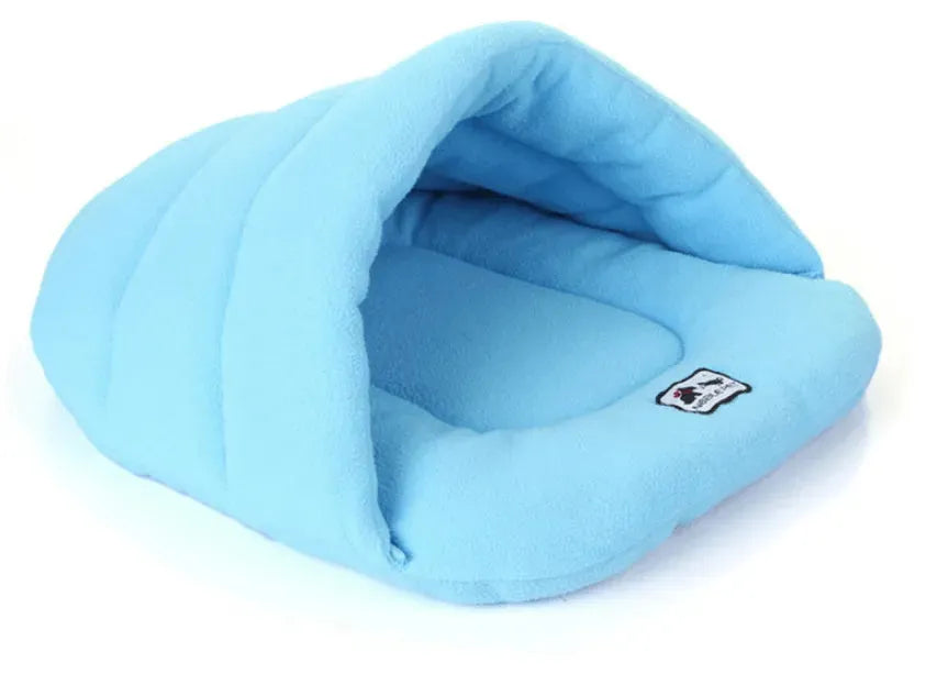 Warm Dachshund Cave Bed Sky blue / M The Doxie World