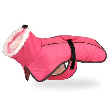 Warm Fleece Dachshund Coat Pink / S The Doxie World