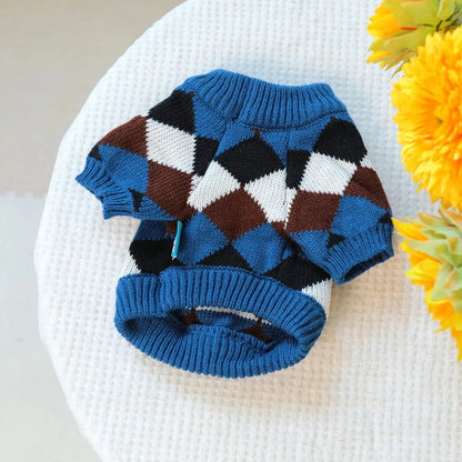 Wiener Dog Check Sweater The Doxie World