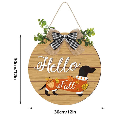 Wooden Dachshund Door Hanger The Doxie World
