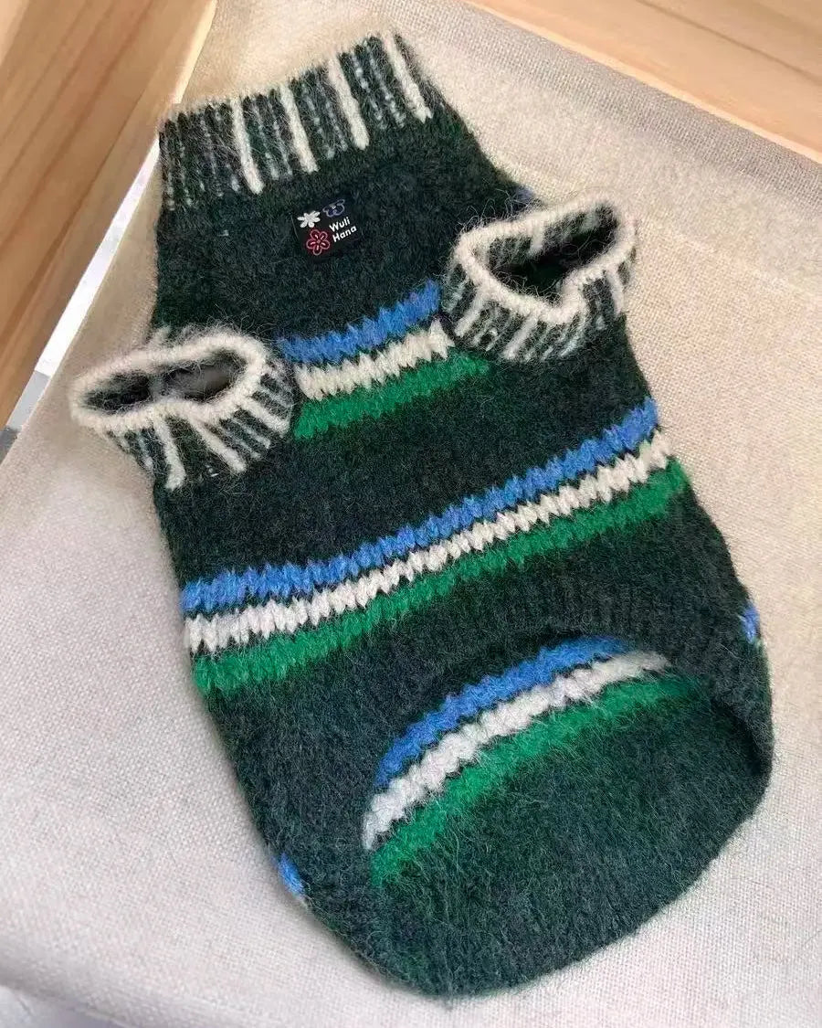 Wuli Dachshund Sweater Green / XS The Doxie World